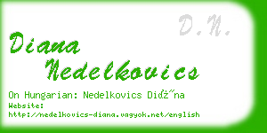 diana nedelkovics business card